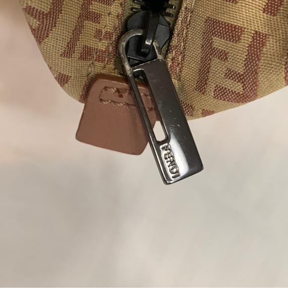 Authentic Fendi Zucchino Mini Hand Bag - Picture 9 of 13